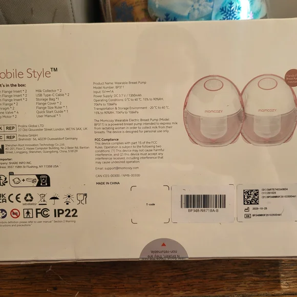 Momcozy Mobile Style Hands-Free Breast Pumps - Pink